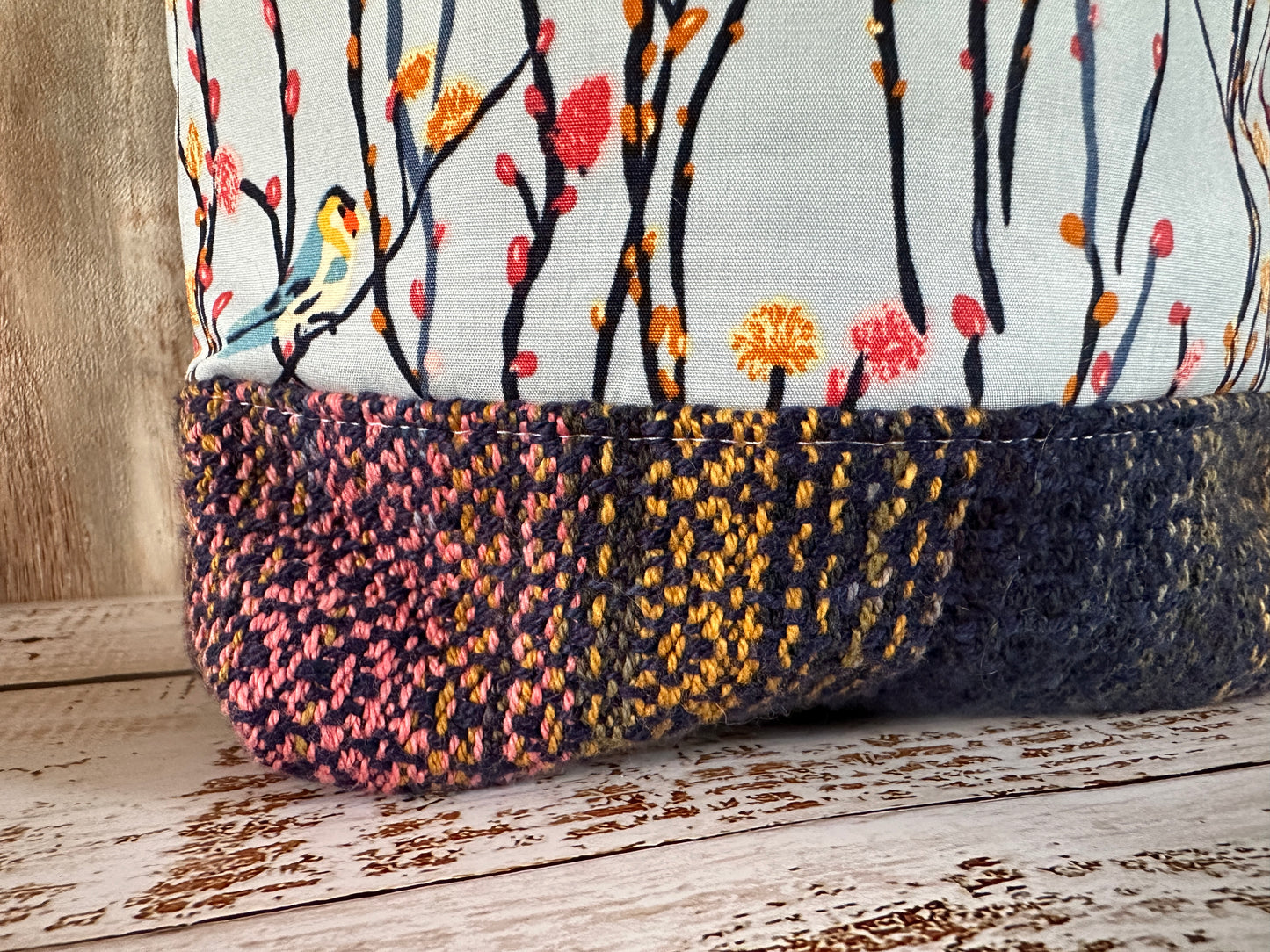 Blue Birds Small Project Bag