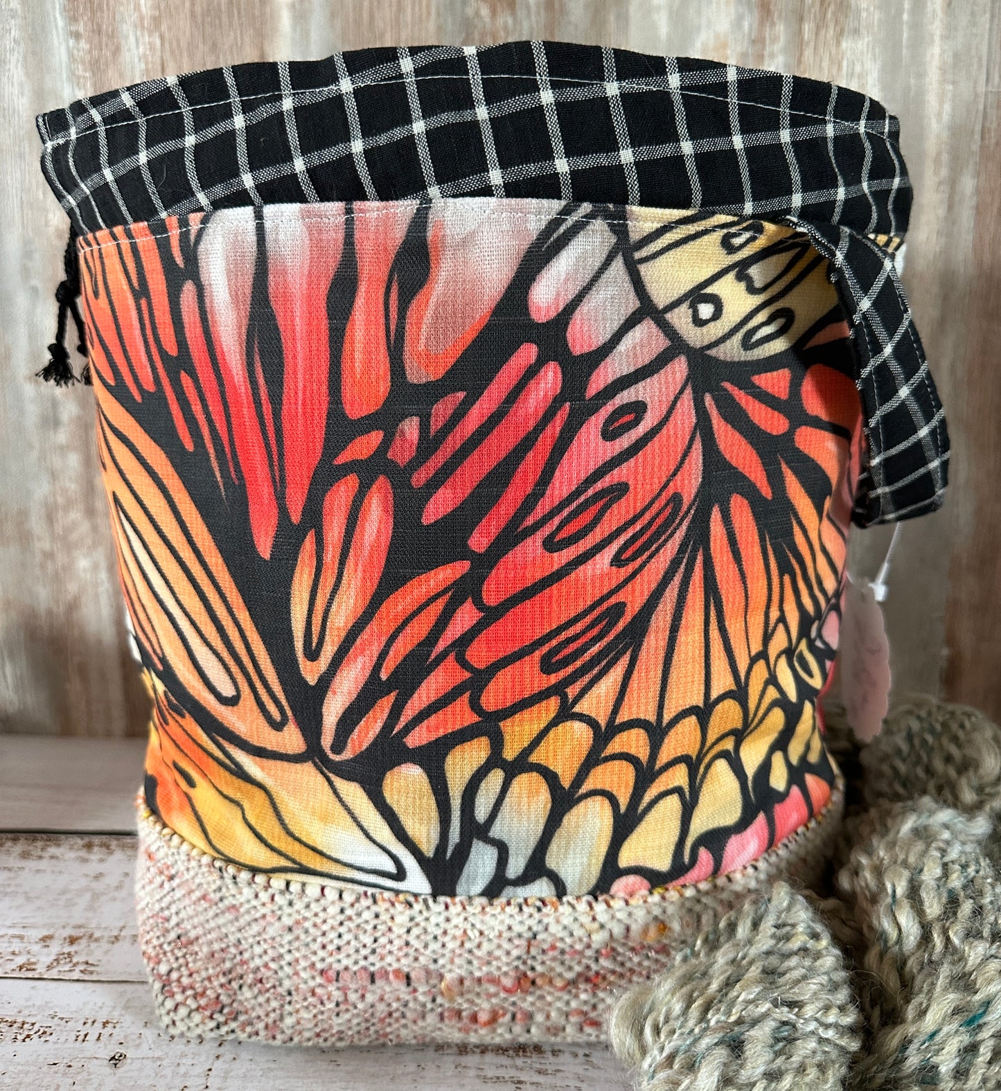 Monarch Wings Large Project Bag