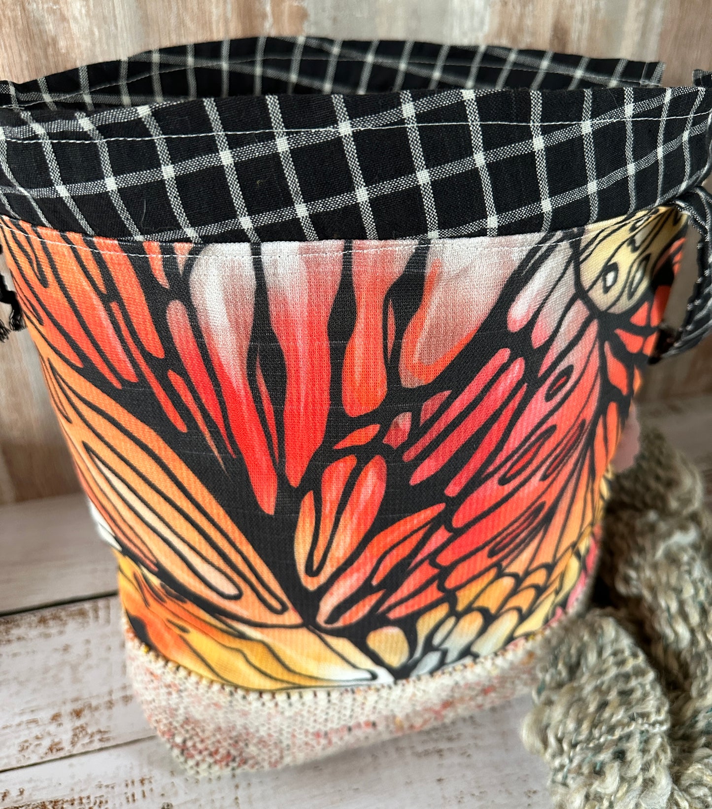 Monarch Wings Large Project Bag