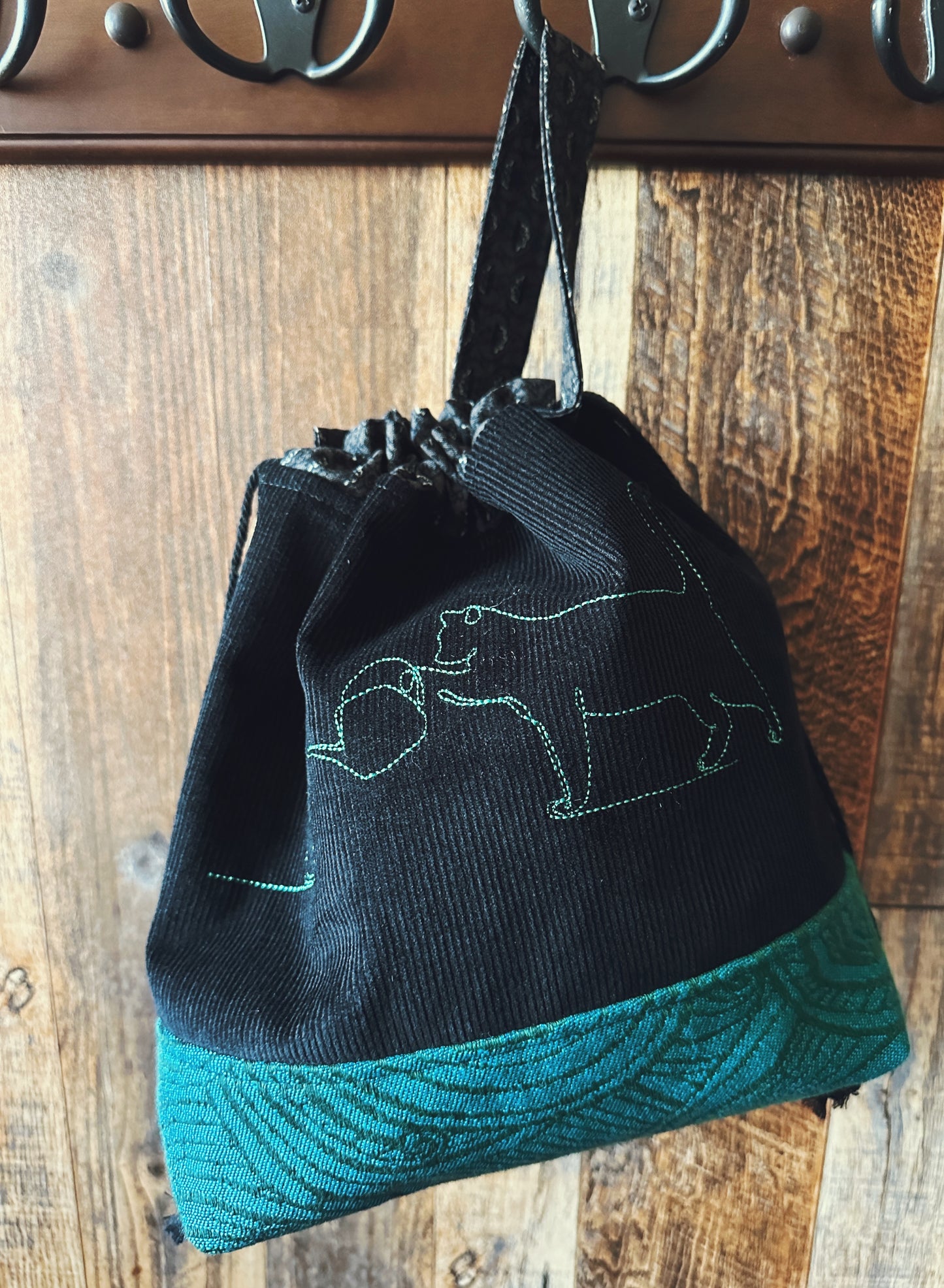 Void Kitty in the Library Medium Project Bag