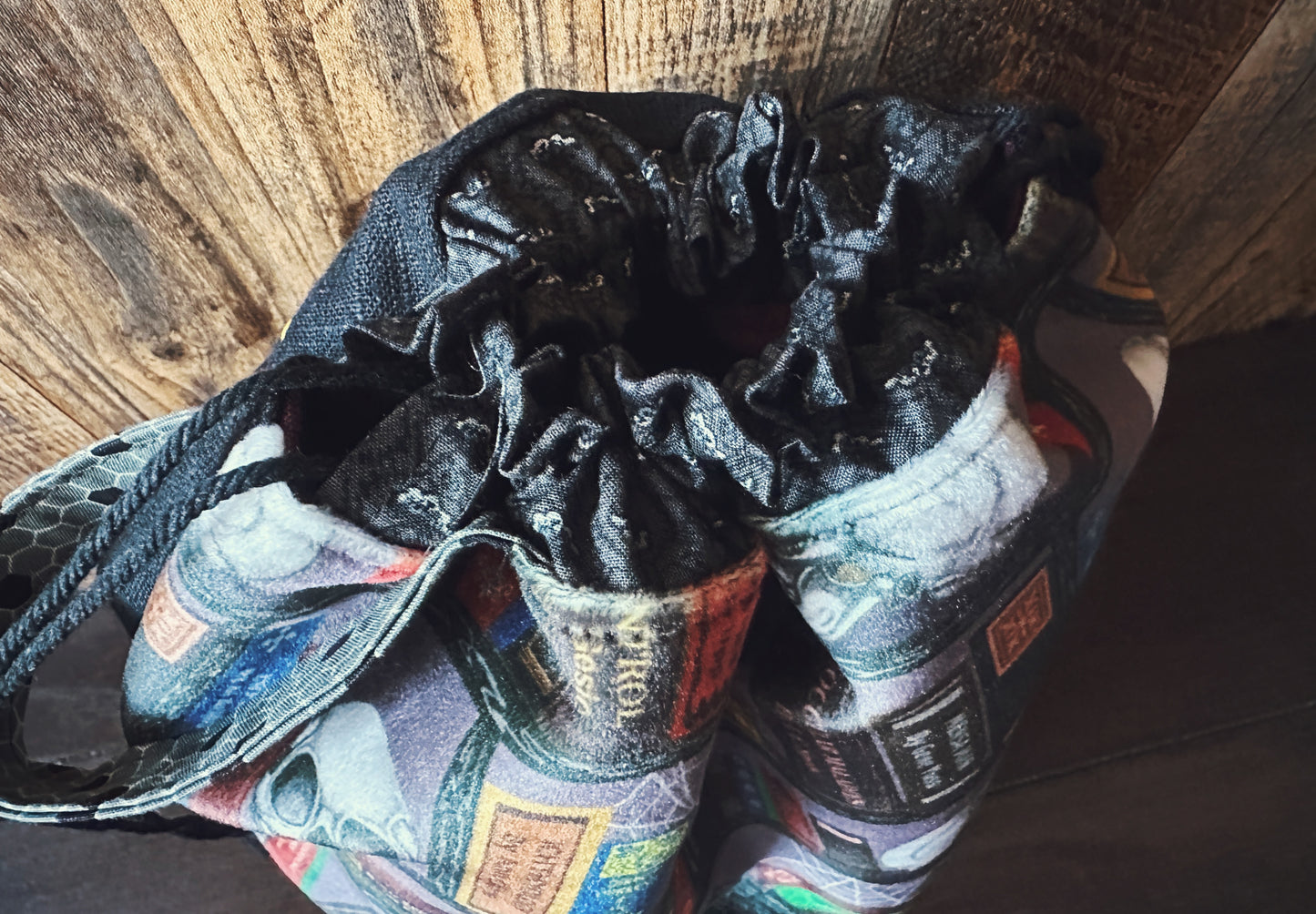 Dark Academia Bibliophile Large Project Bag