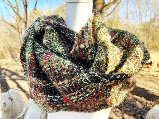 Grandmother Tree ~ Handspun & Handwoven Shawl