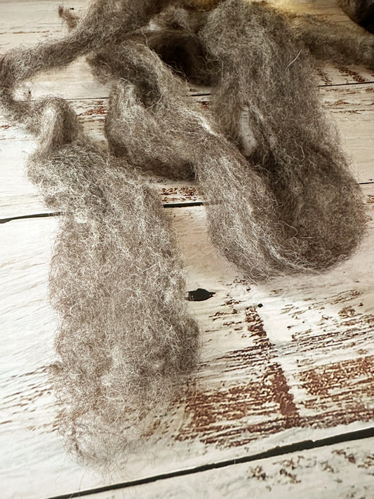 BFL/Cormo/Shetland Roving from Frankie ~ 3 oz Bitty Bump
