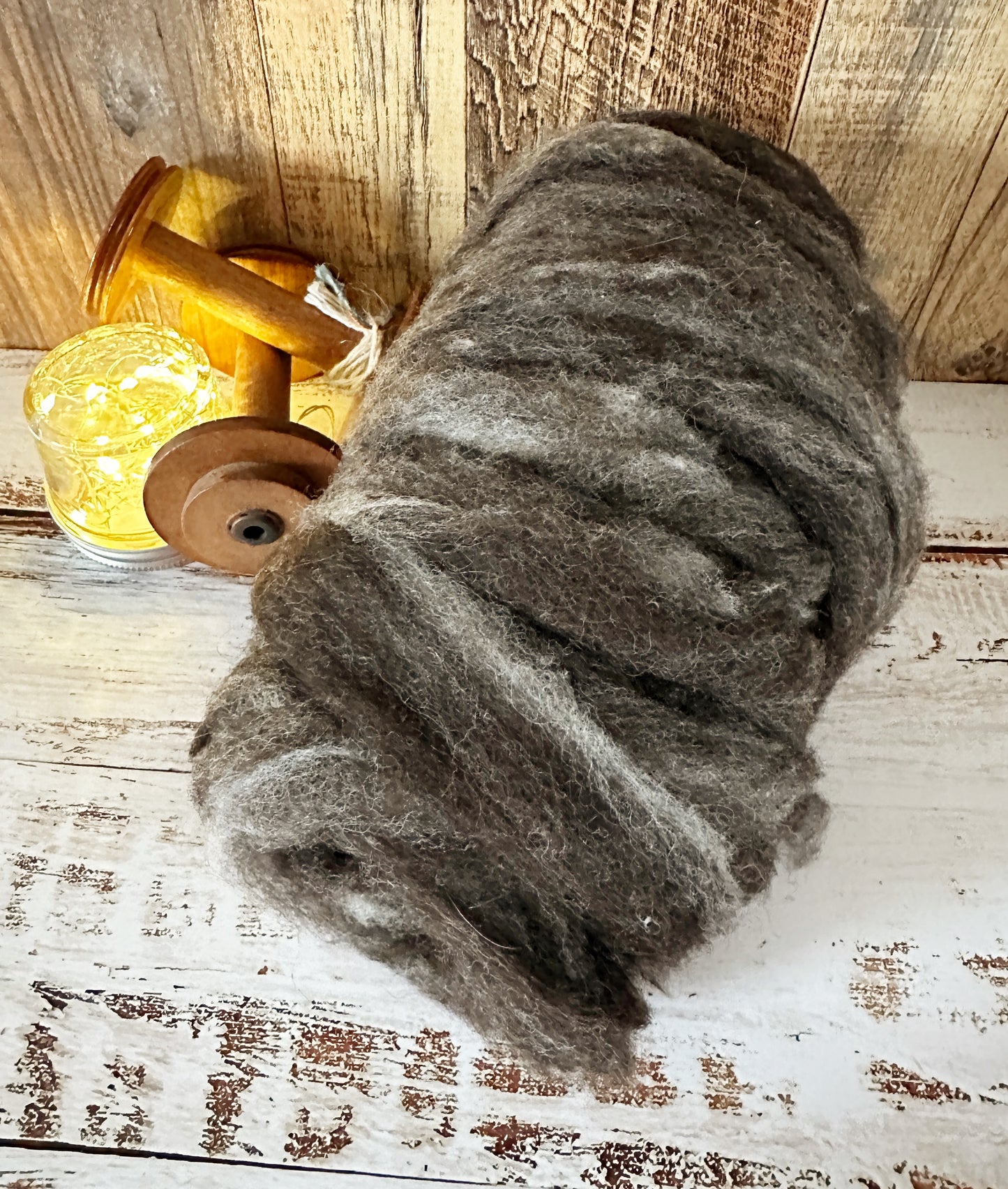 BFL/Cormo/Shetland Roving from Frankie ~ 3 oz Bitty Bump