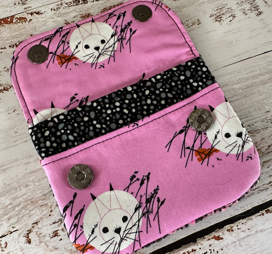 Field Bunnies Simple Card Wallet ~ Black Label