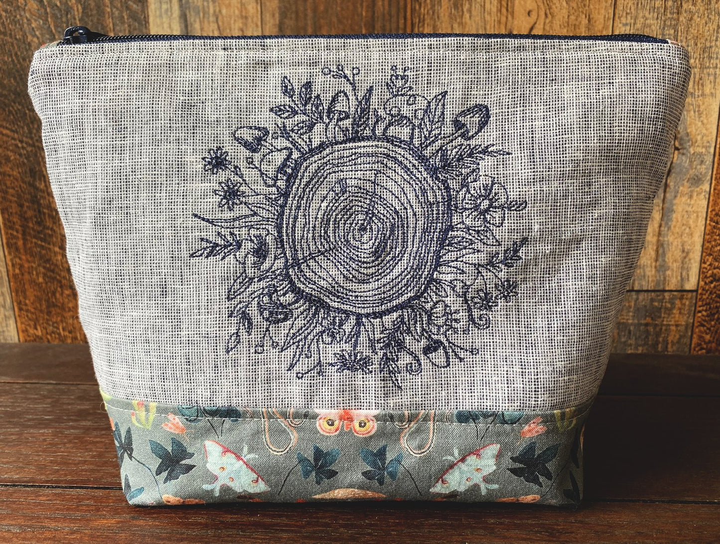 Nurse Log Project or Cosmetic Zipper Bag