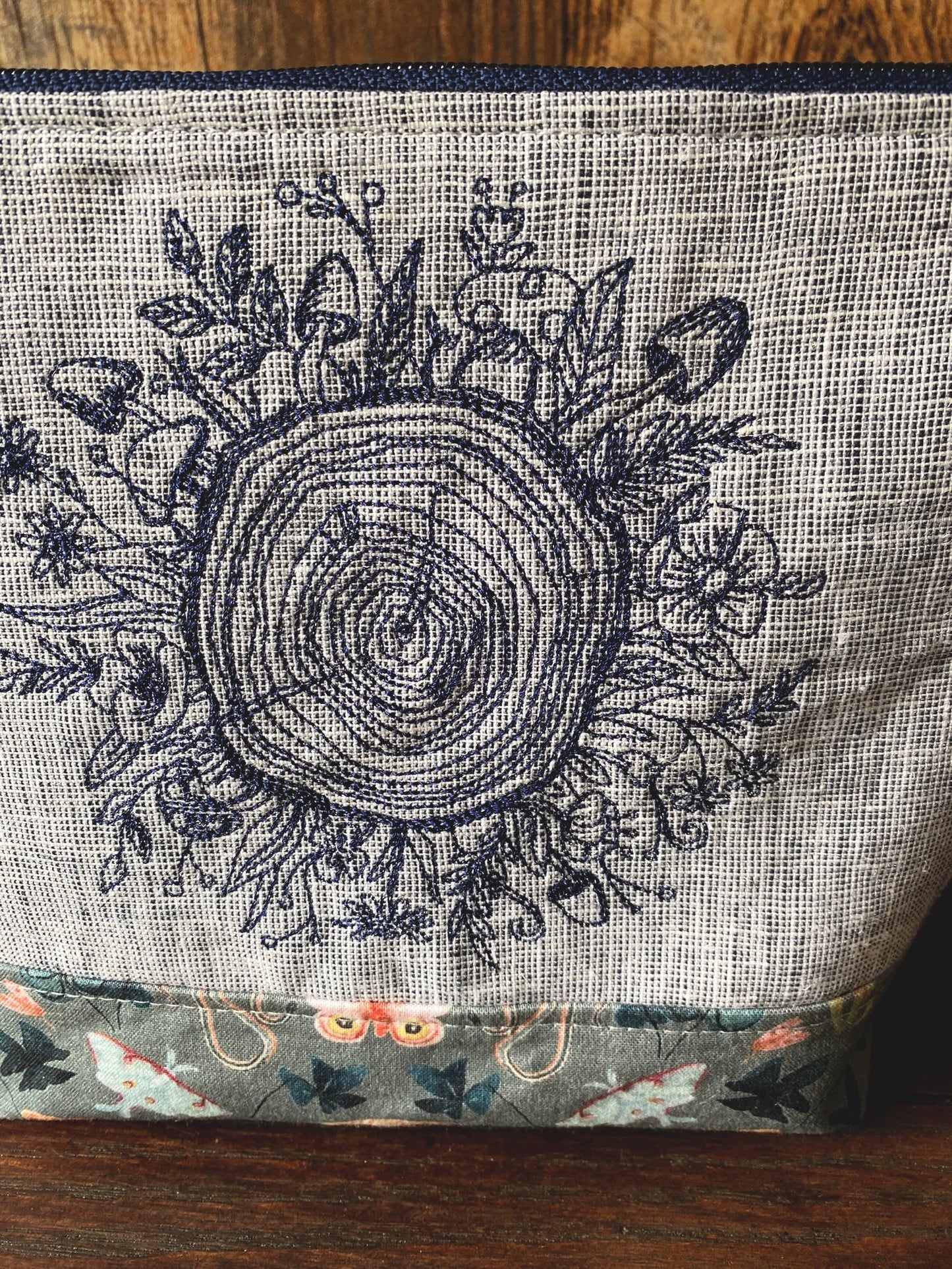 Nurse Log Project or Cosmetic Zipper Bag