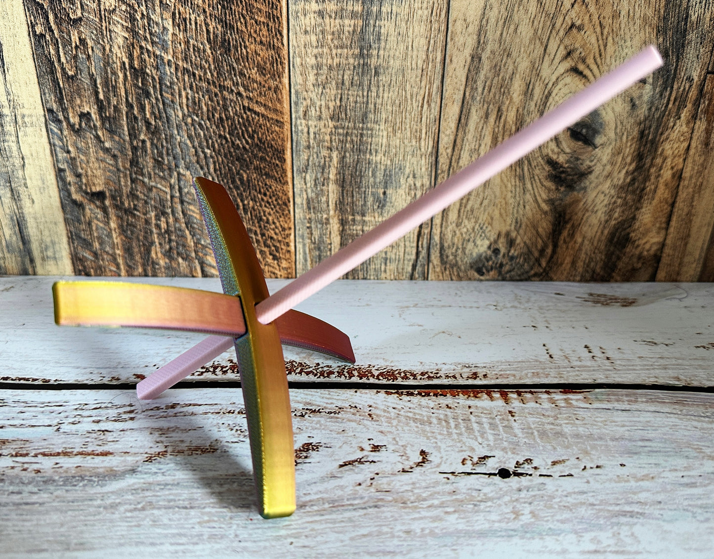 Beginner Turkish Drop Spindle Kit ~ Pink and Gold