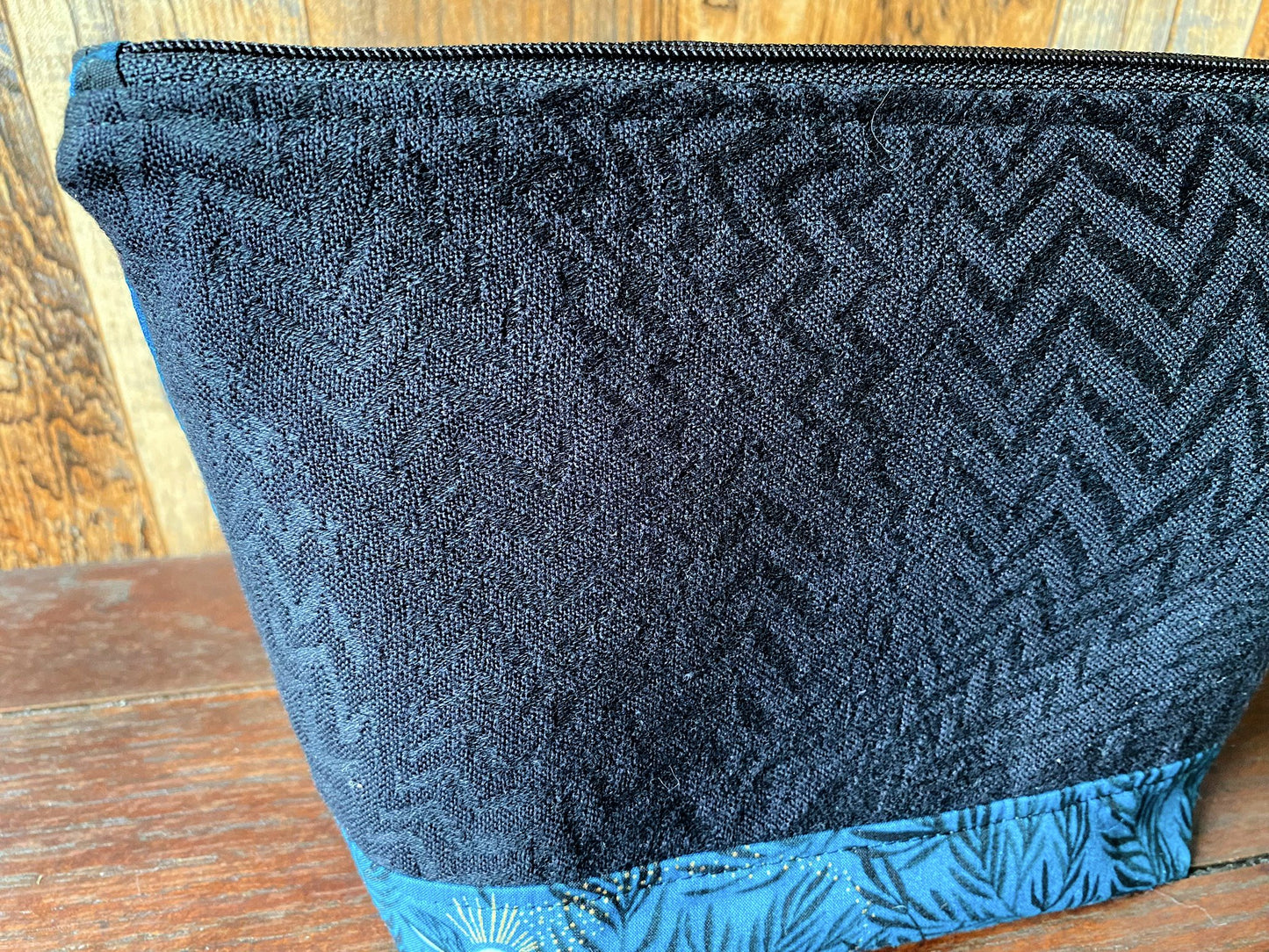 Starlit Fox Project or Cosmetic Zipper Bag
