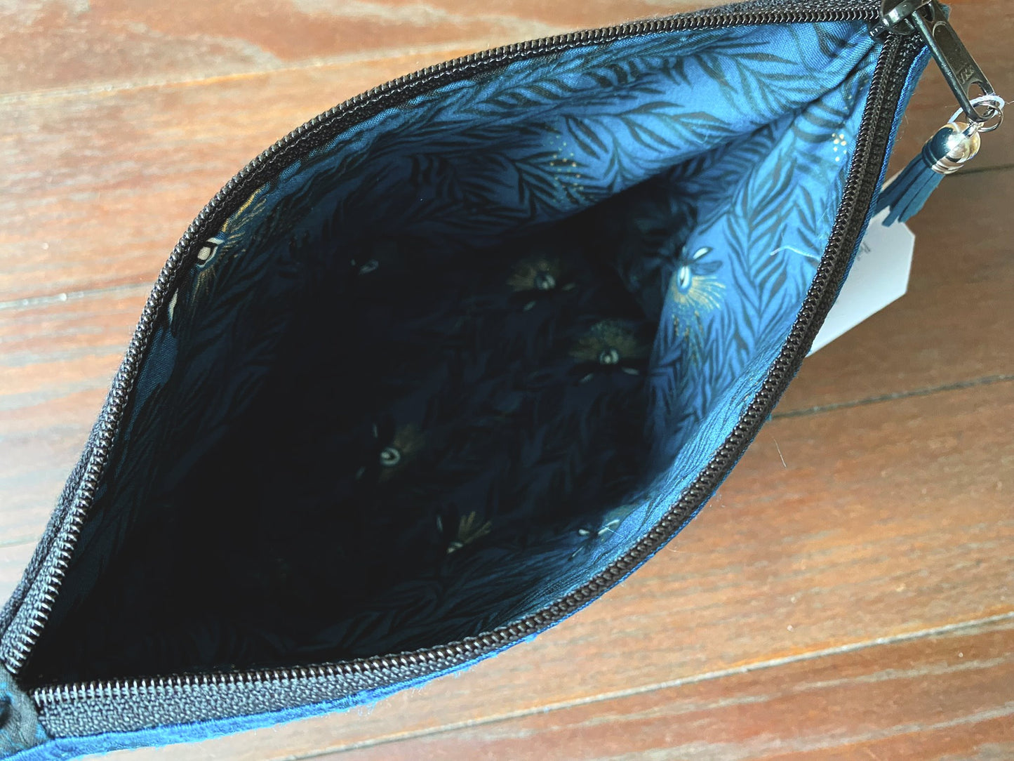 Starlit Fox Project or Cosmetic Zipper Bag