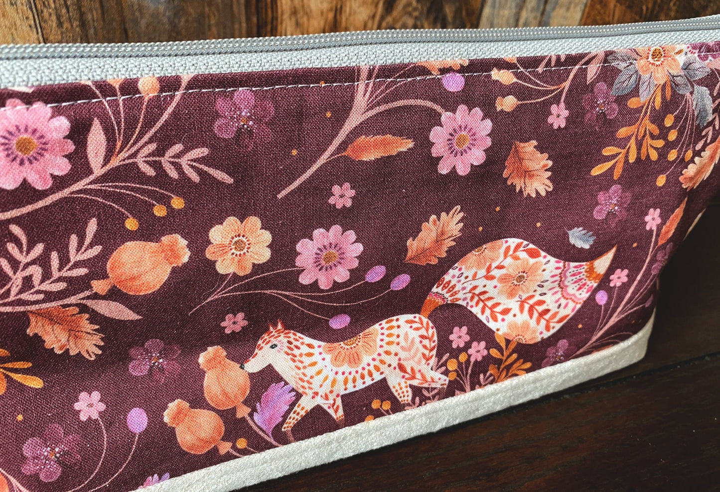 Owl and Woodland Friends Large Open Wide Spindle Bag