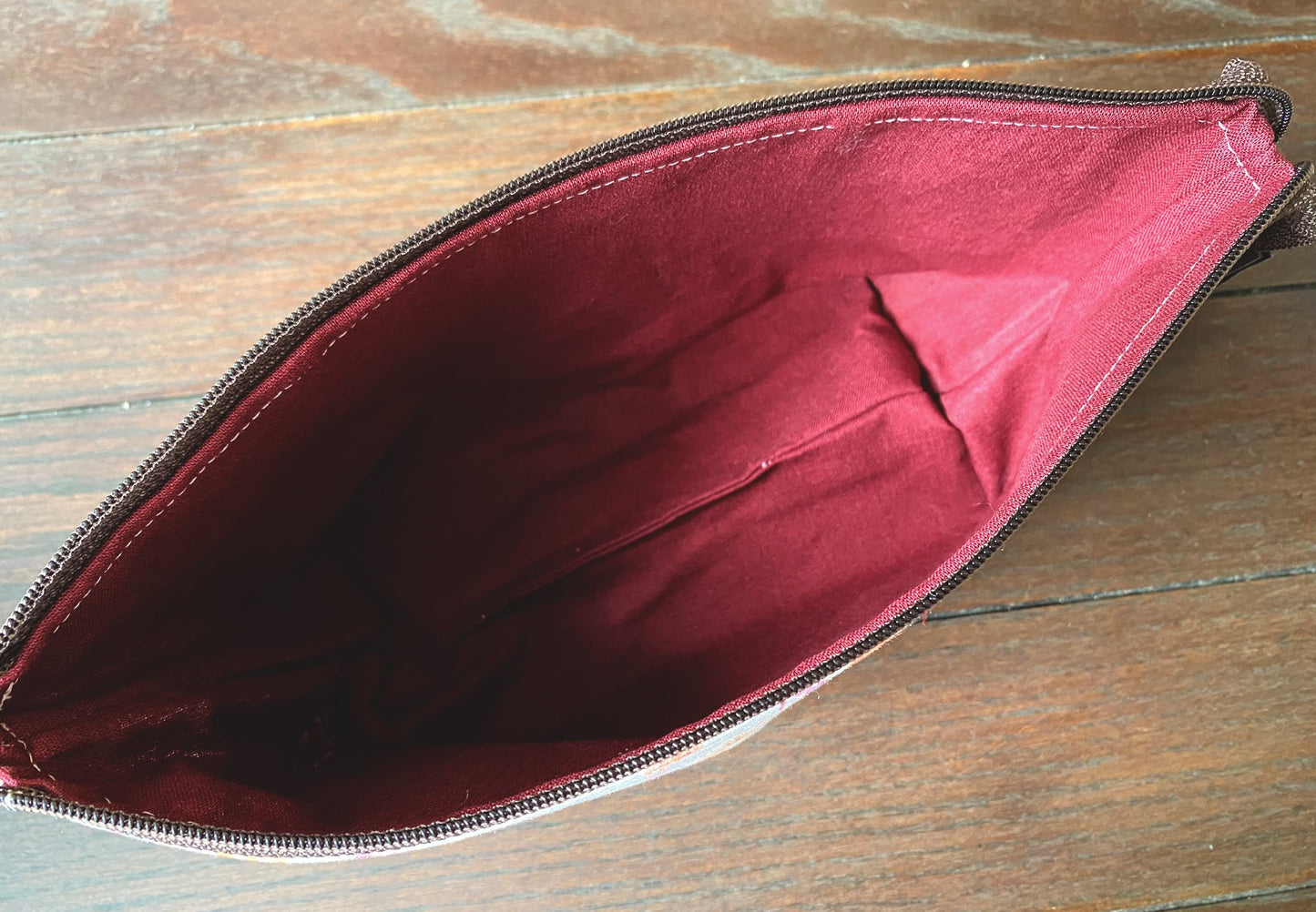 Rabbit and Woodland Friends Medium Open Wide Spindle Bag