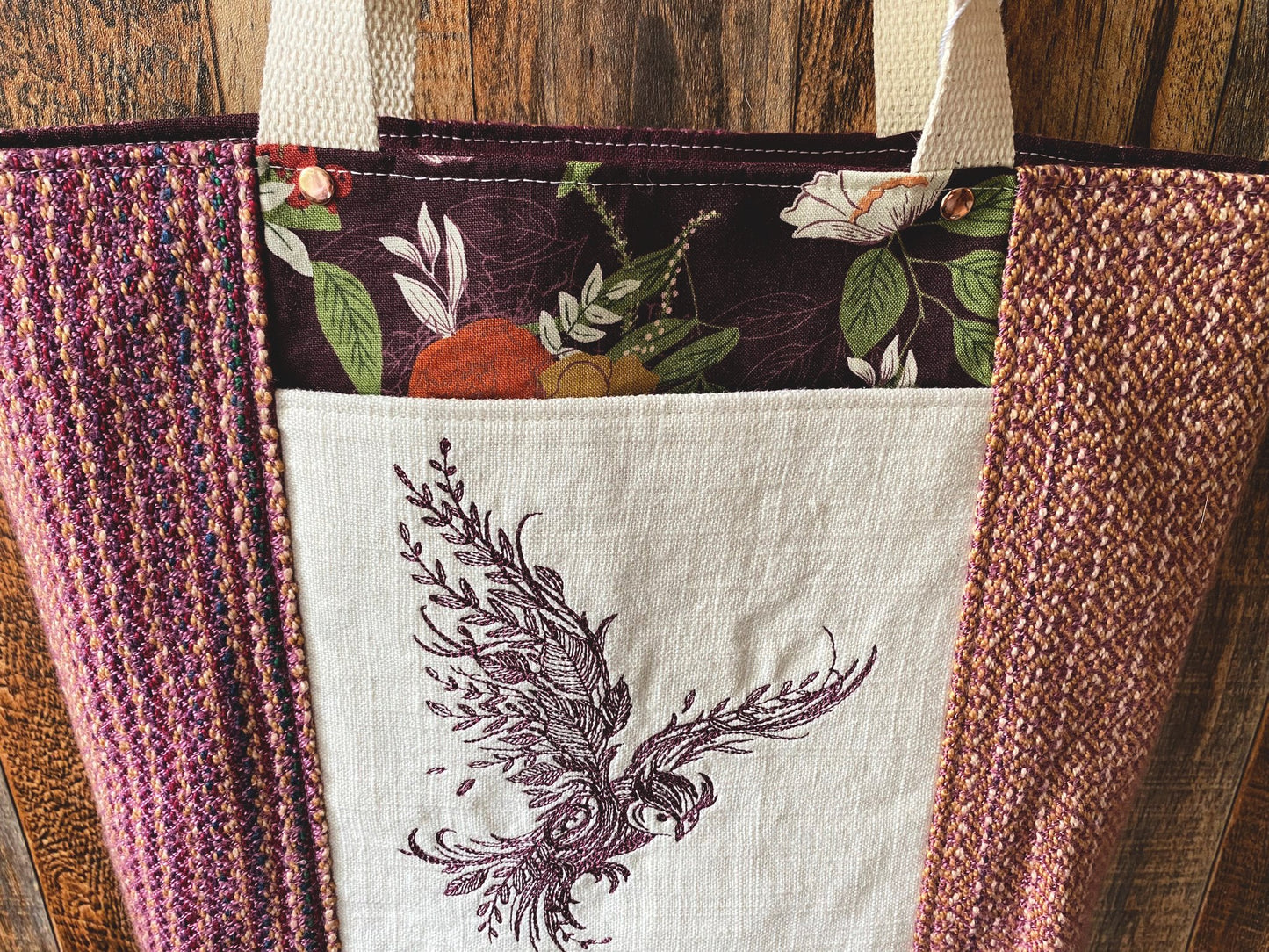 Fierce Owl Tote/Book Bag