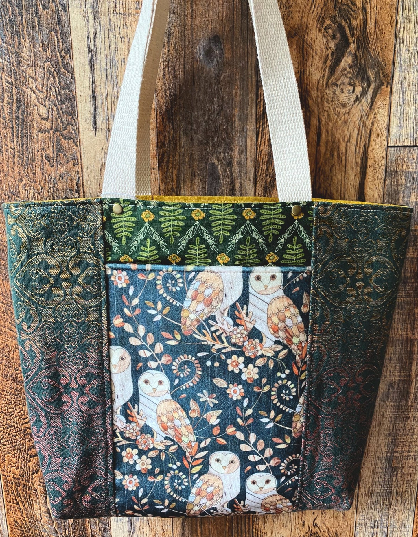 Barn Owls Tote/Book Bag