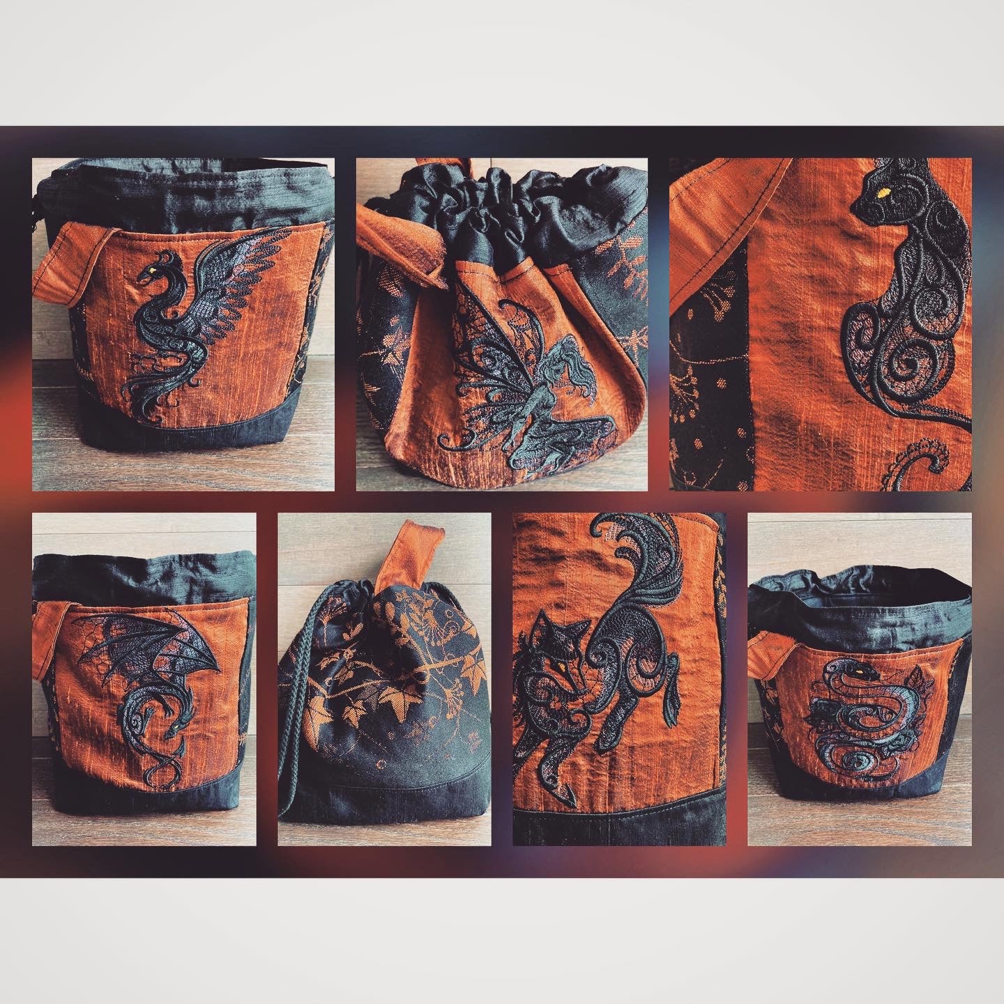 Shadows and Candlelight Serpent Medium Project Bag