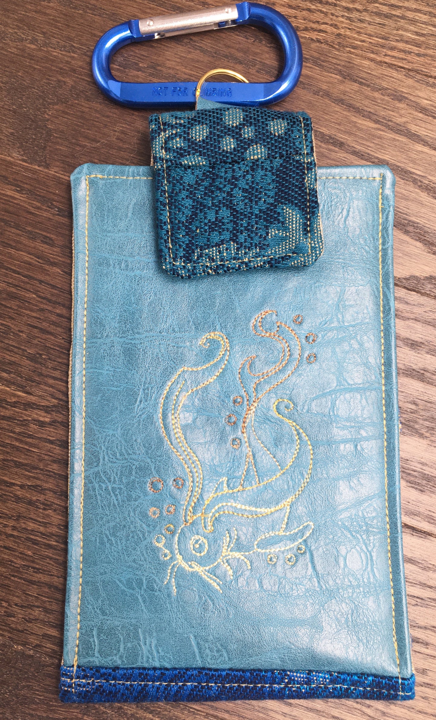 Bubble Bunny Phone Pouch with Internal Card Pocket