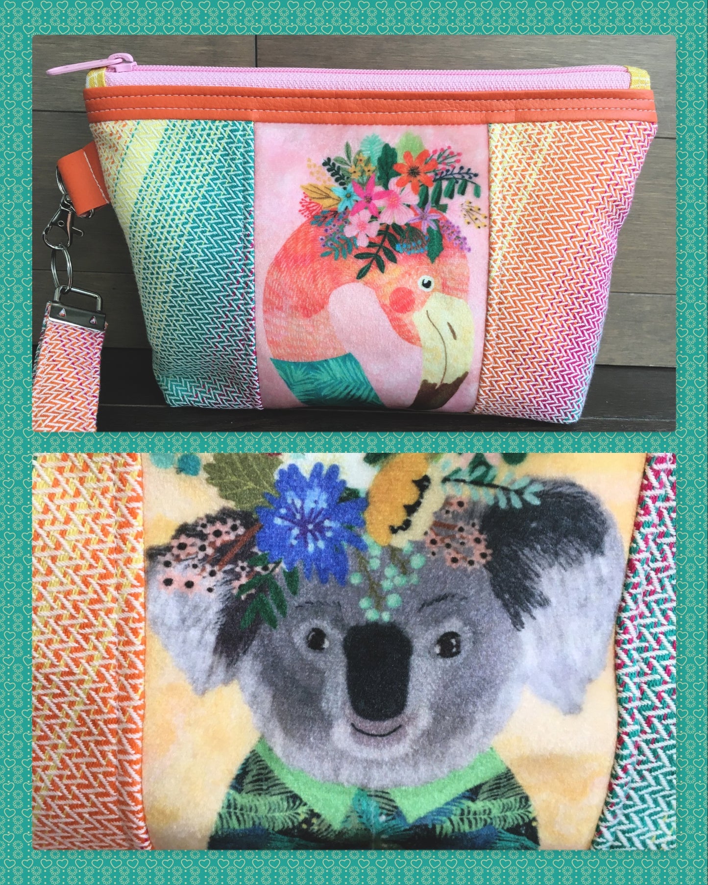 Botanical Beasts Grab-and-Go Zipper Bag