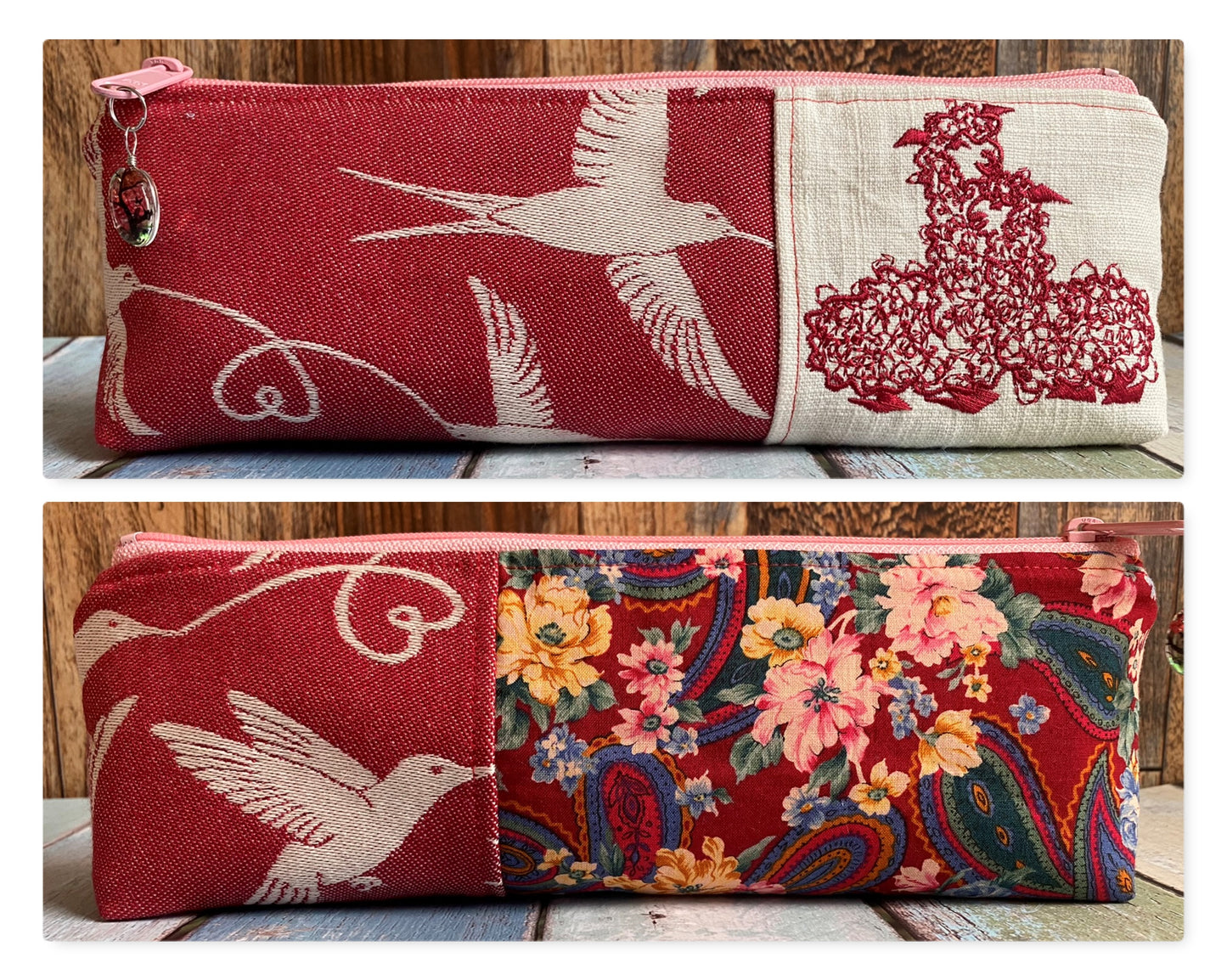 Llama Momma Love Long and Lean Zipper Bag