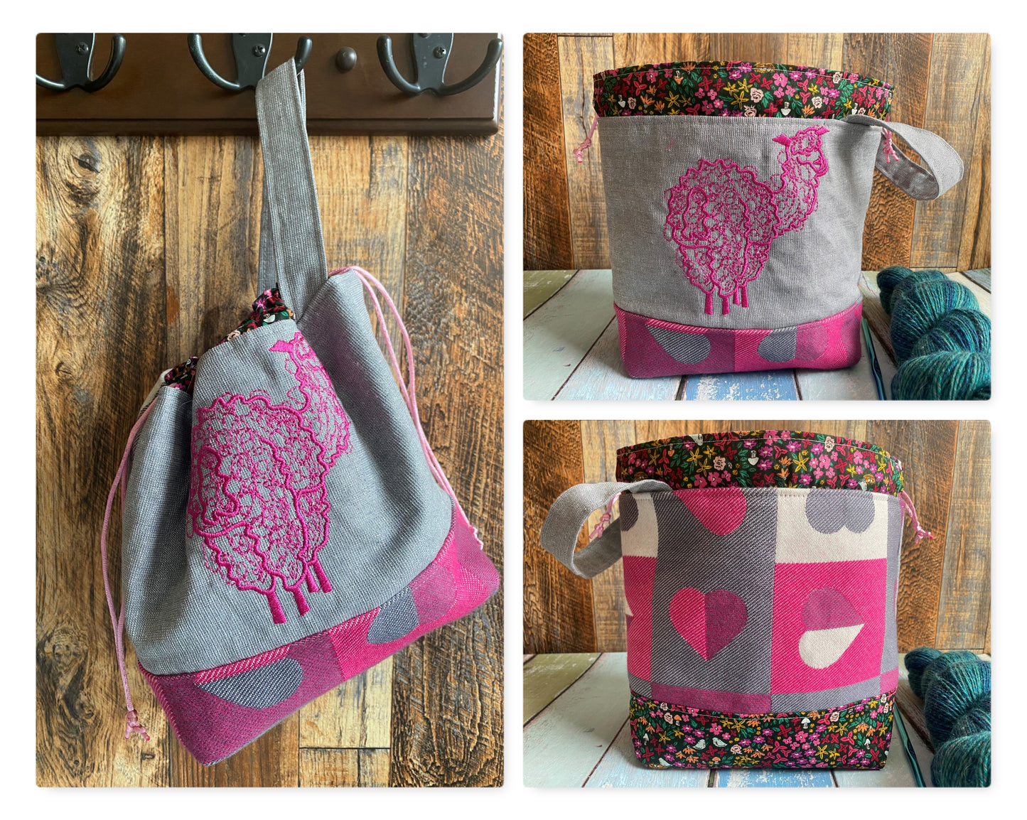 Llama Love Small Project Bag