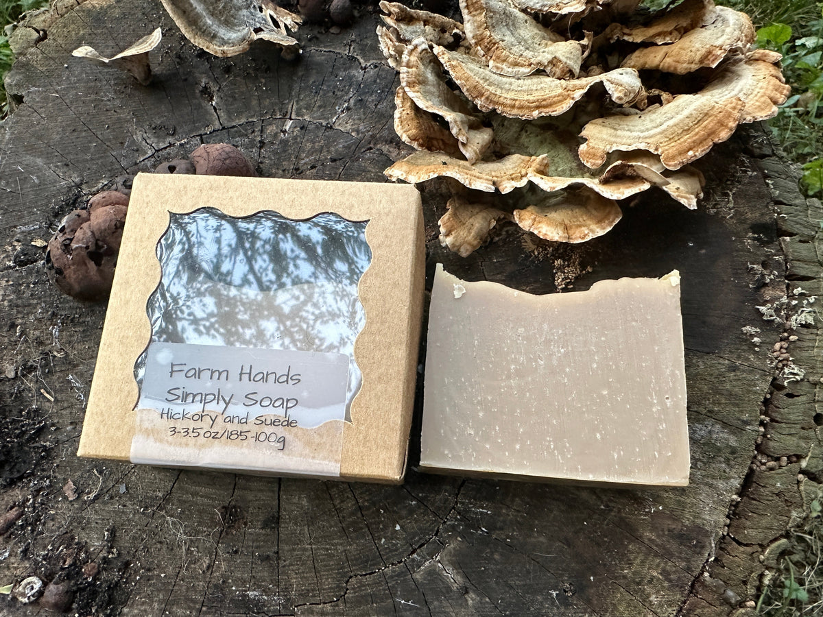 Hickory and Suede Farm Hands Limited Ingredient Simply Soap ~ Dye Free
