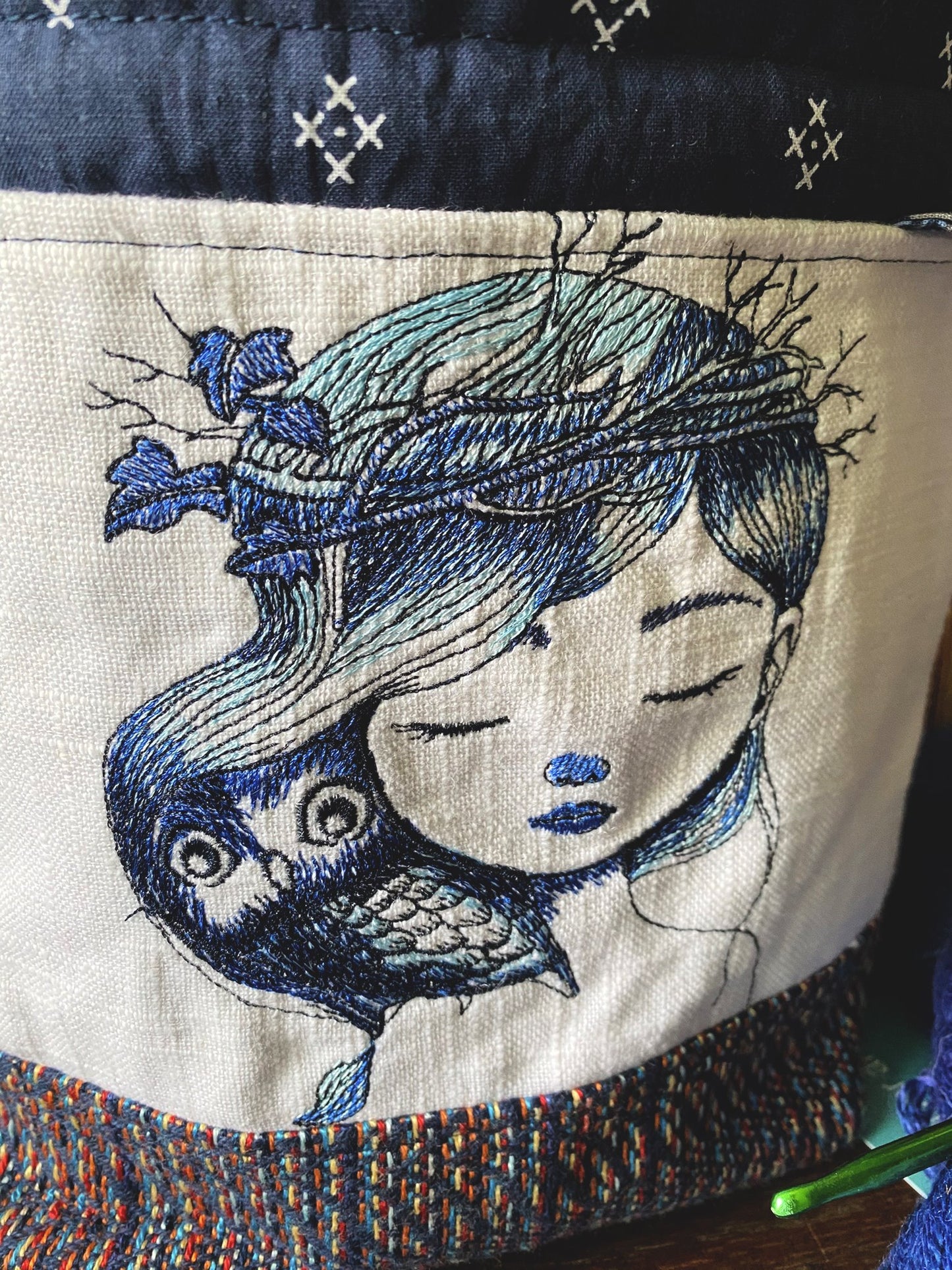 A Girl and Her Owl Small Project Bag