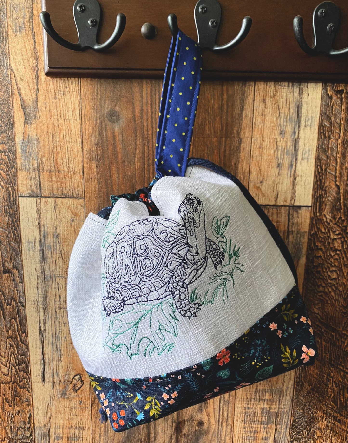 Box Turtle Small Project Bag