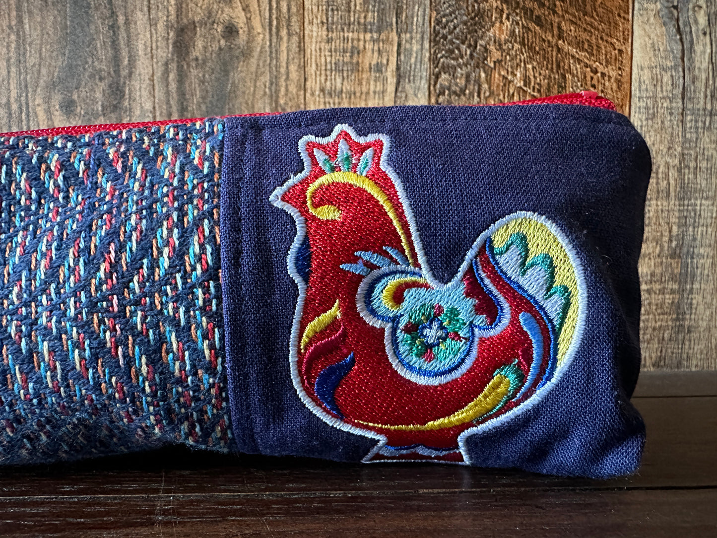 Dala Chicken Long and Lean Zipper Bag