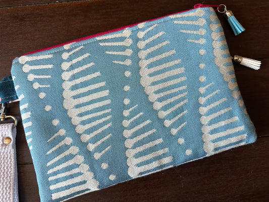 Gardening in my DNA Small Double Zipper Clutch and E-Reader Pouch