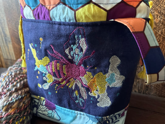 Buzzy Bees Small Project Bag