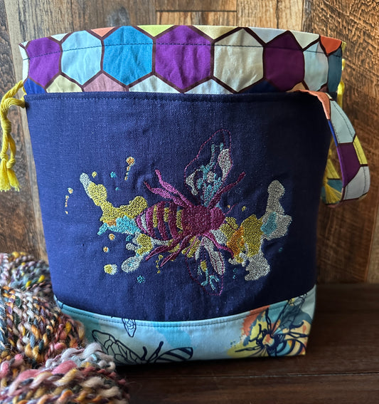 Buzzy Bees Medium Project Bag