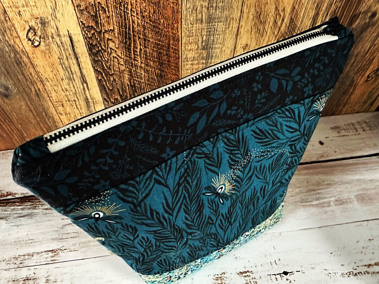 Lighting Bugs and Fireflies with Woven Alpaca Cosmetic or Zipper Bag