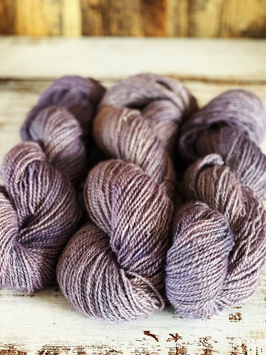 Mohair/Shetland/Southdown Farm Yarn ~ DK Weight, 250 Yards ~ Lilac
