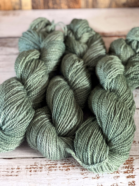 Mohair/Shetland/Southdown Farm Yarn ~ DK Weight, 250 Yards ~ Sage Green