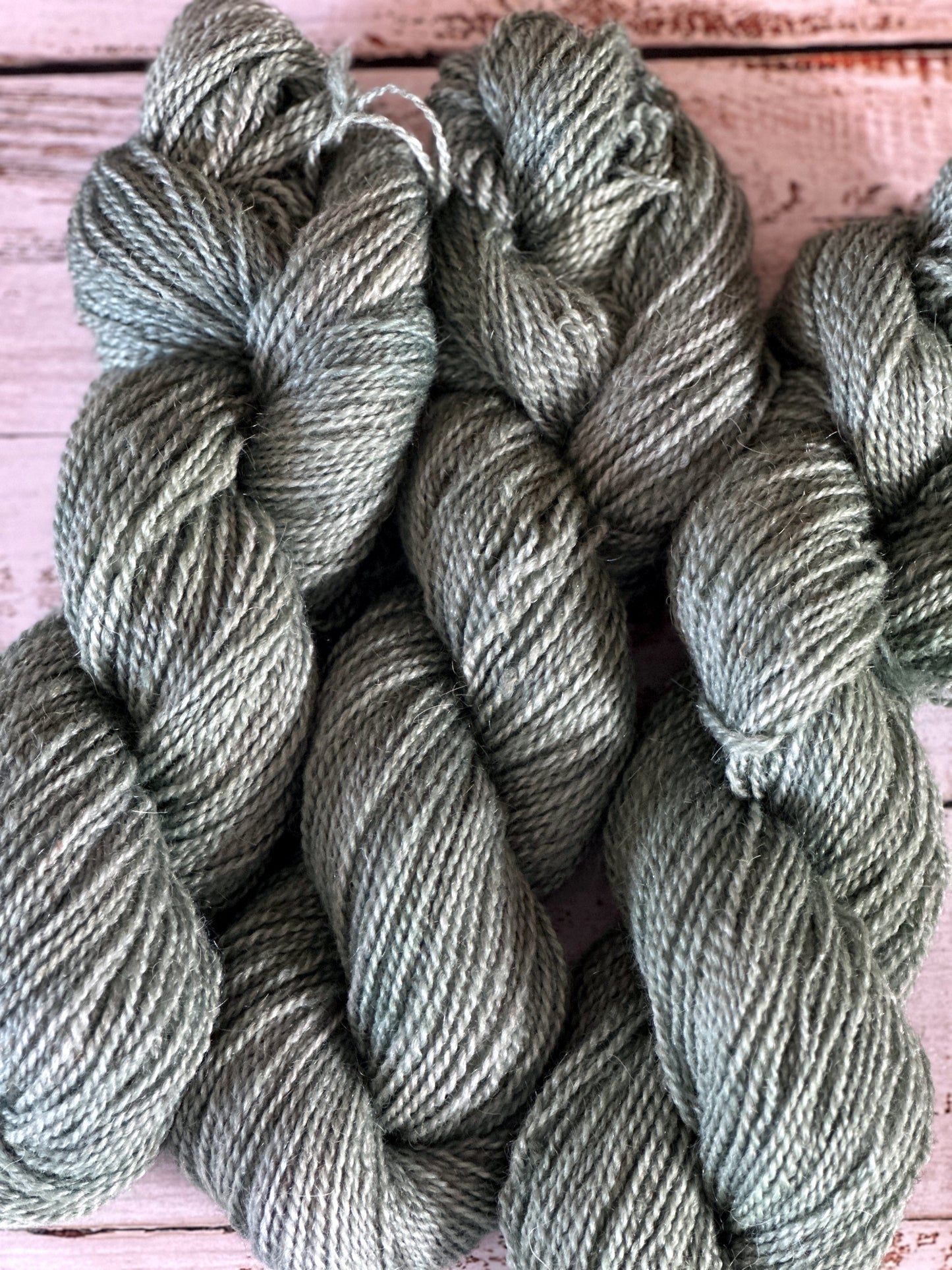 Mohair/Shetland/Southdown Farm Yarn ~ DK Weight, 250 Yards ~ Sage Green