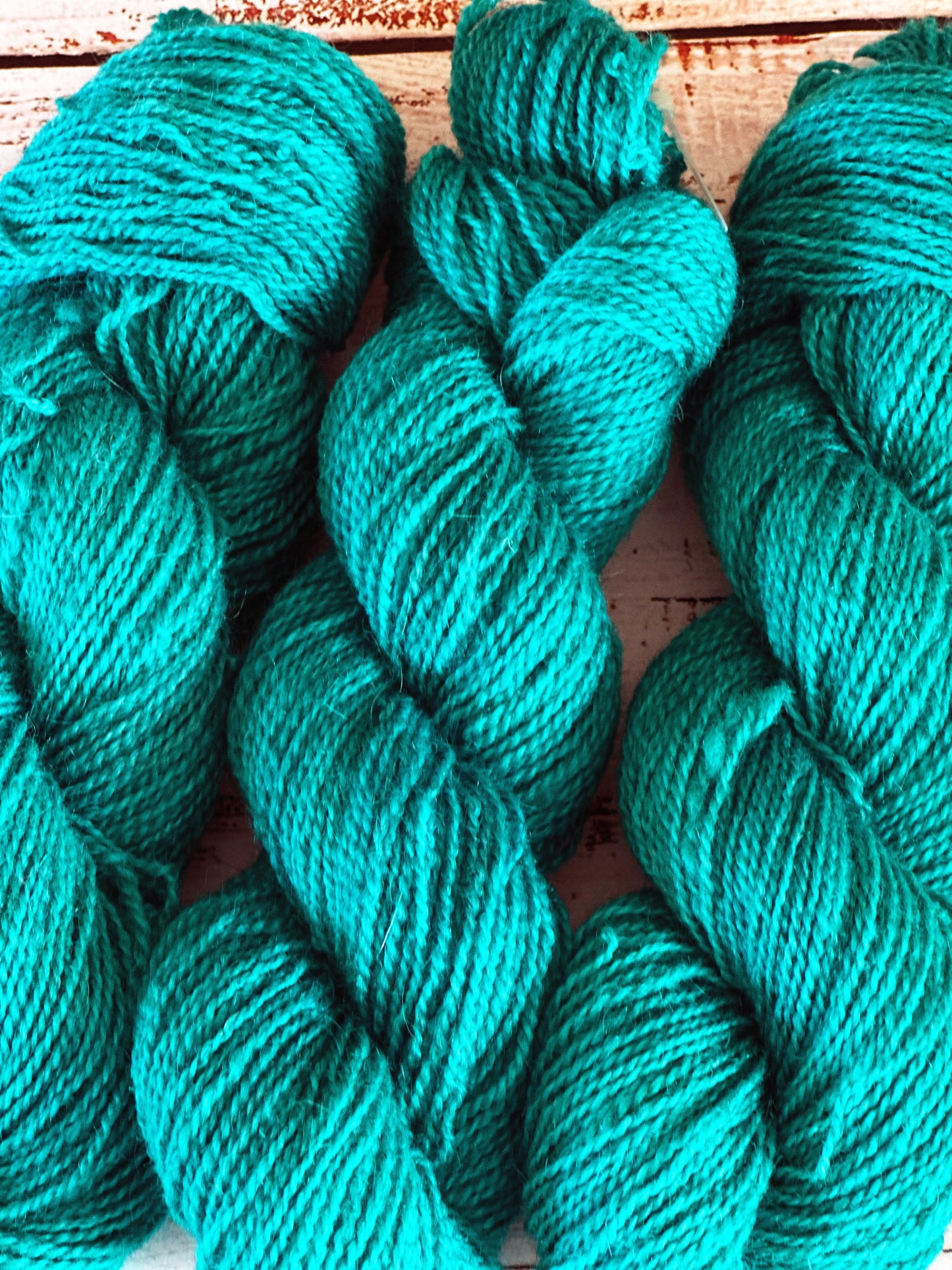 Mohair/Shetland/Southdown Farm Yarn ~ DK Weight, 250 Yards ~ Caribbean Blue