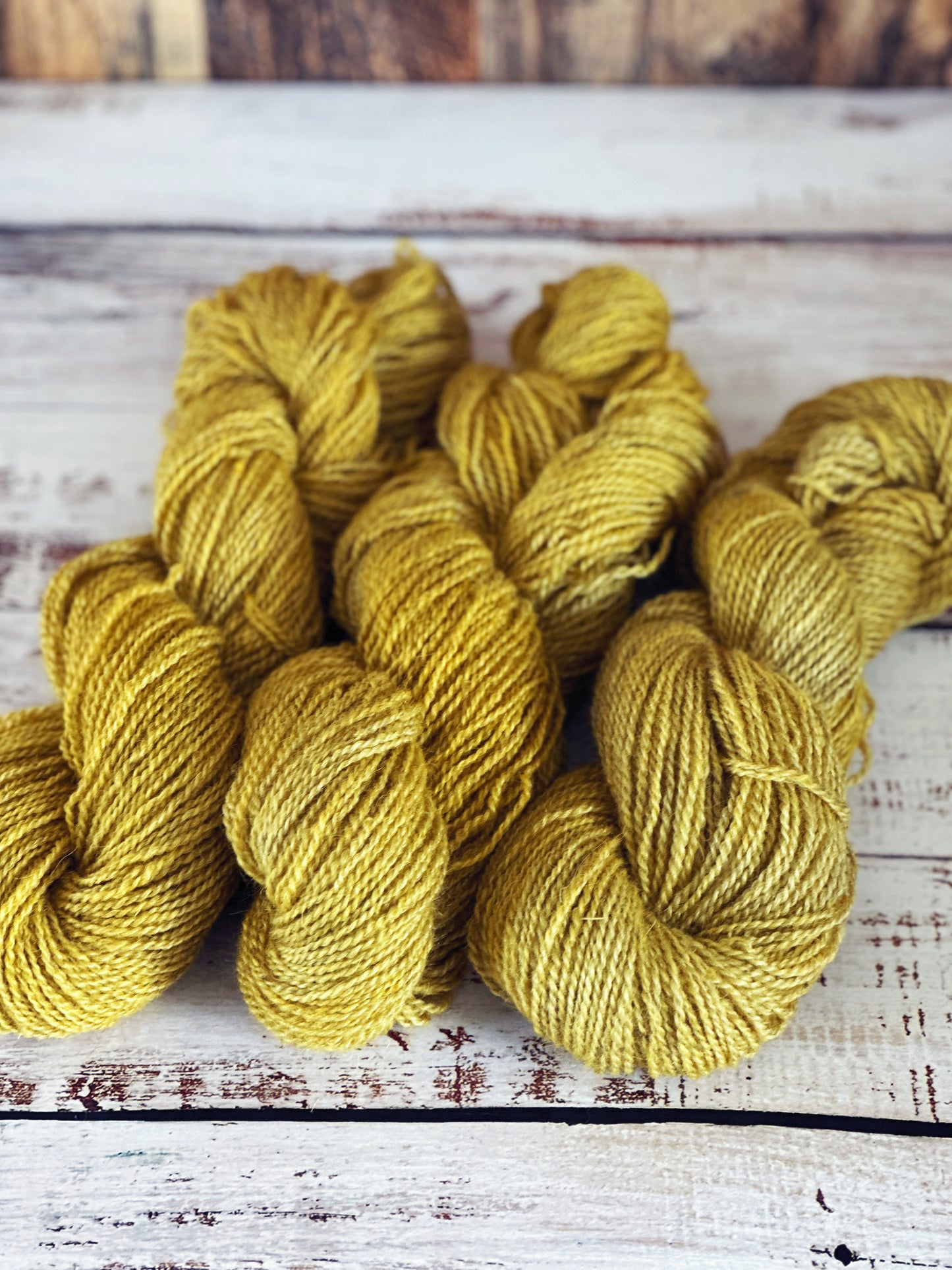 Mohair/Shetland/Southdown Farm Yarn ~ DK Weight, 250 Yards ~ Duckling Yellow