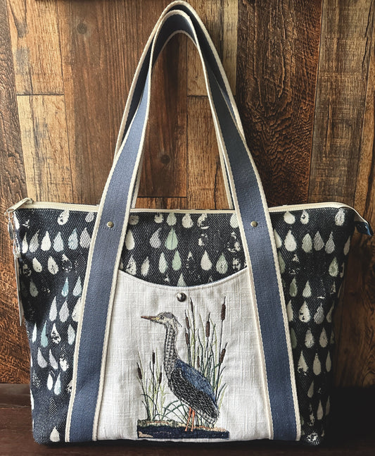 Great Blue Heron Large Carry-All Bag