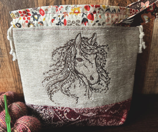 Pretty Pony Small Project Bag