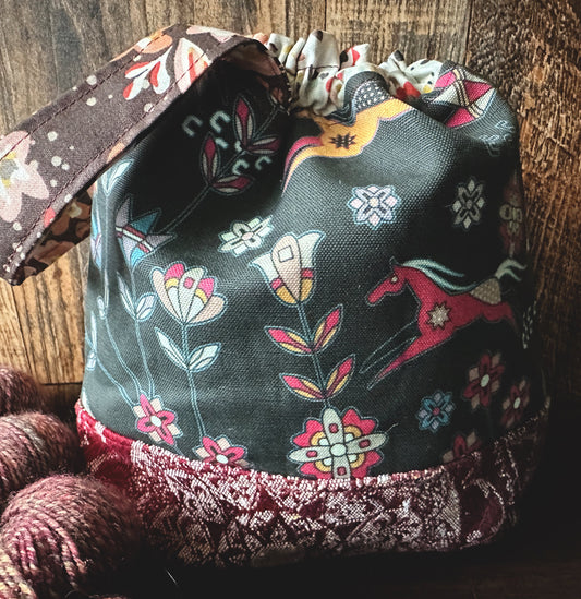 Pretty Pony Small Project Bag