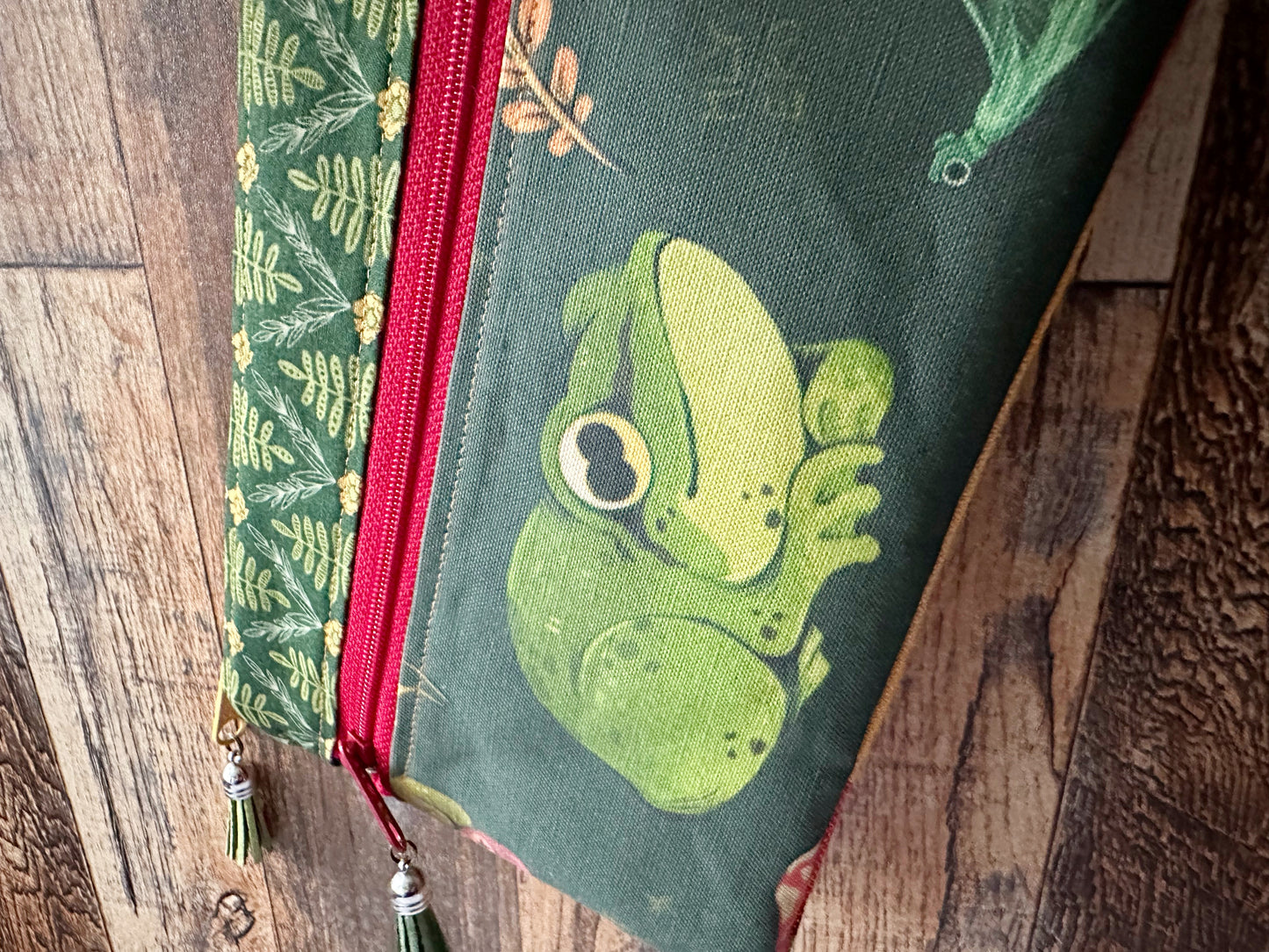 Adorable Frog Double Zipper Pouch