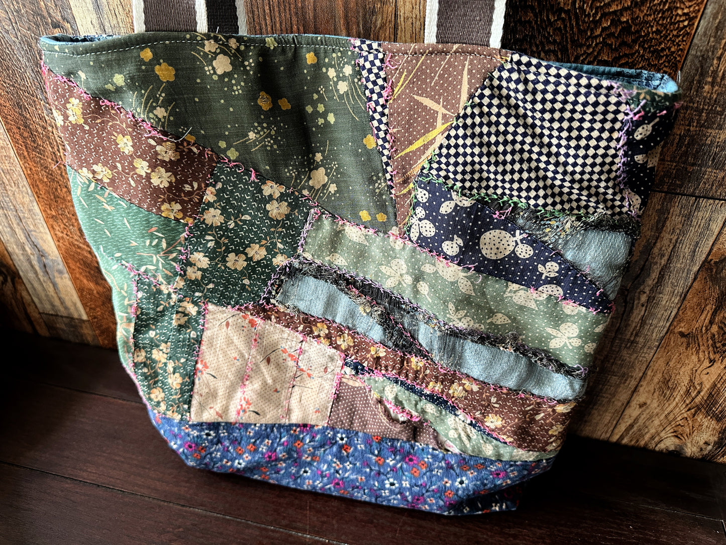 Repurposed Heritage Quilt Extra Large Tote