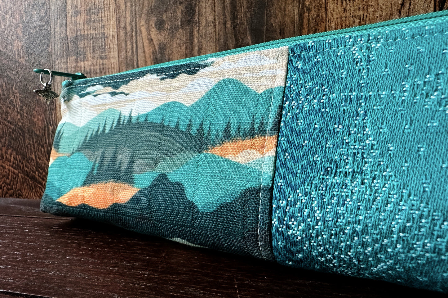 Appalachian Mountain Morning Long and Lean Zipper Bag