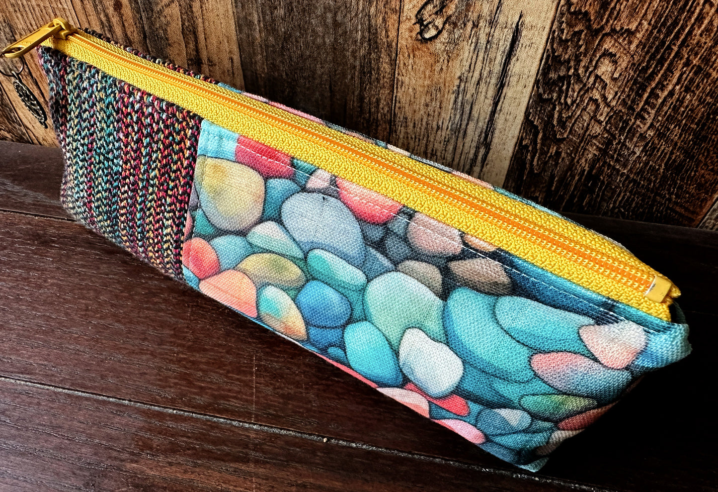 River Rocks Long and Lean Zipper Bag