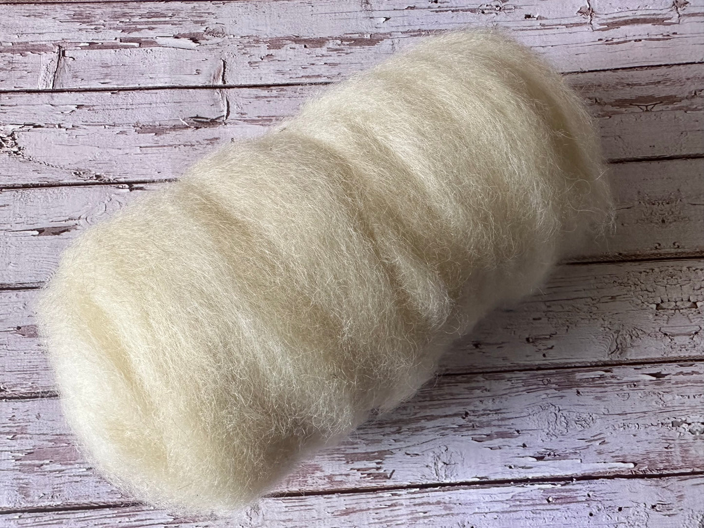 Py-Gora/Mohair and BFL Wool Roving ~ Bitty Bump