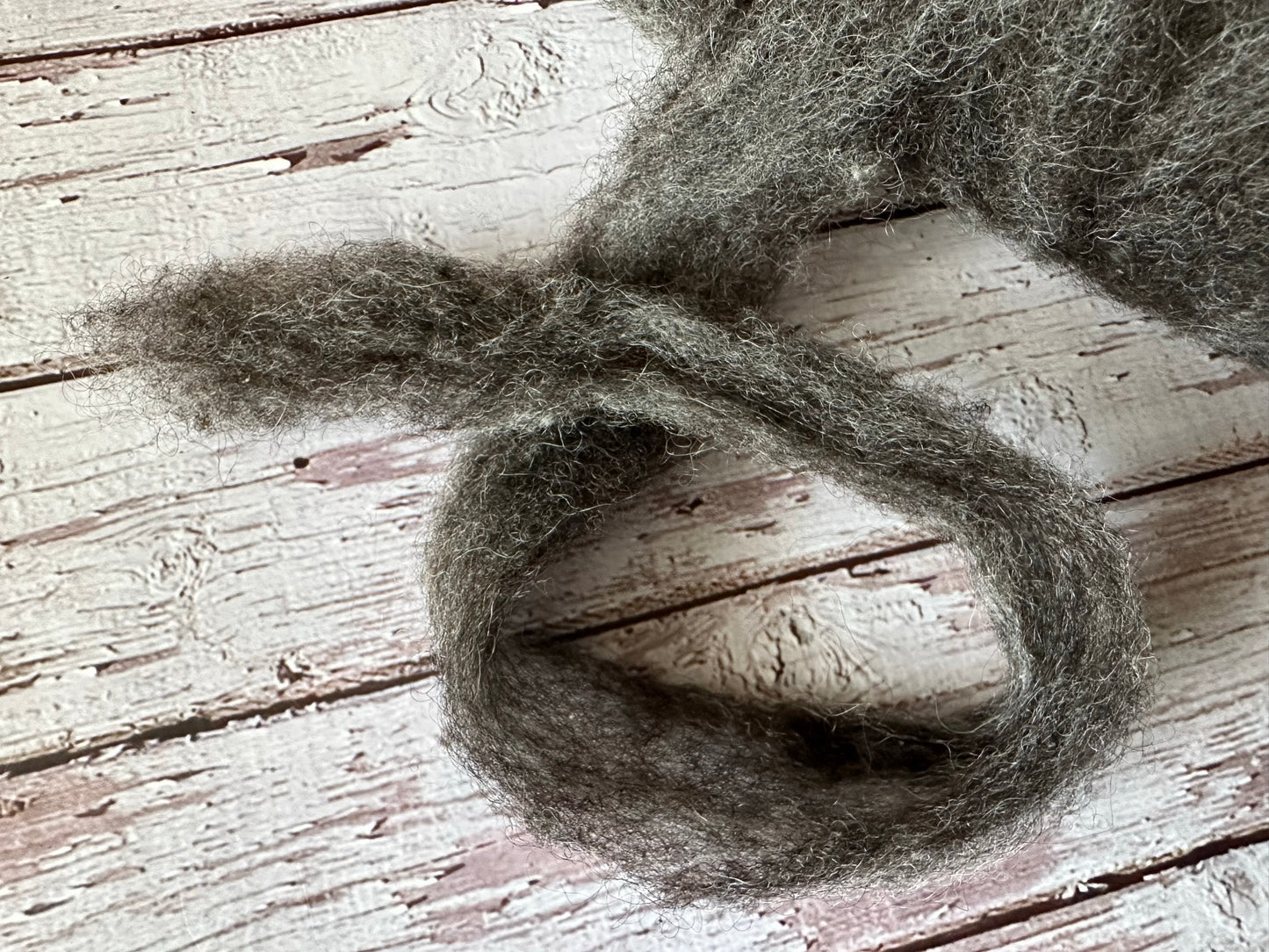 Shetland/Cormo/BFL Cross Wool Roving from Frankie ~ Bitty Bump