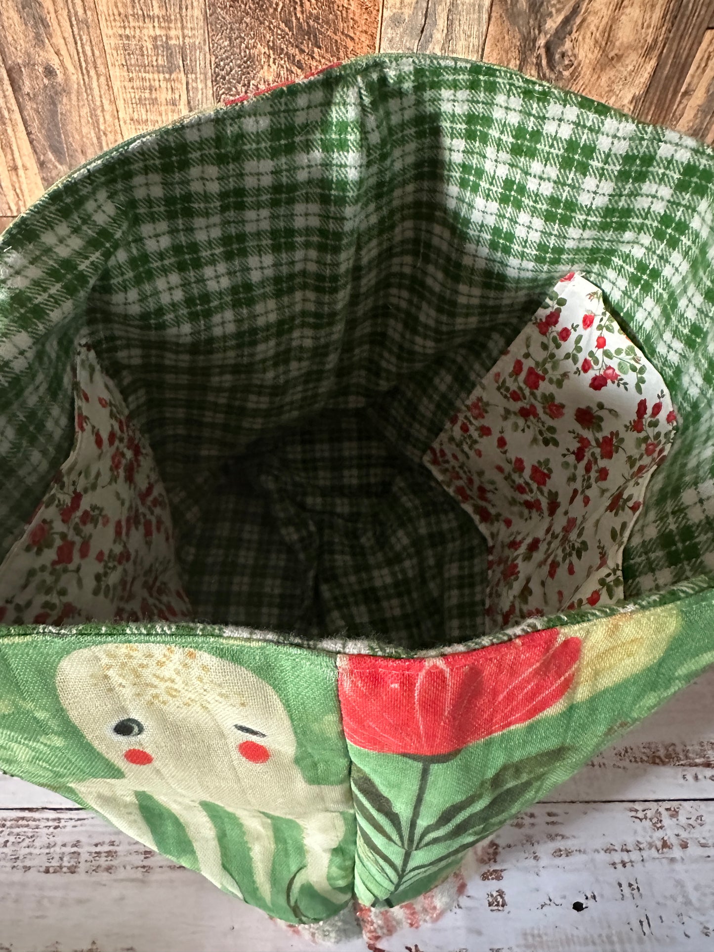 Octopus Garden and Handwoven Wool Large Loop Bag, Slouchy Sack Project Bag