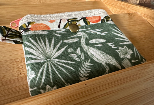 Herons in the Palmetto Simple Zipper Wallet
