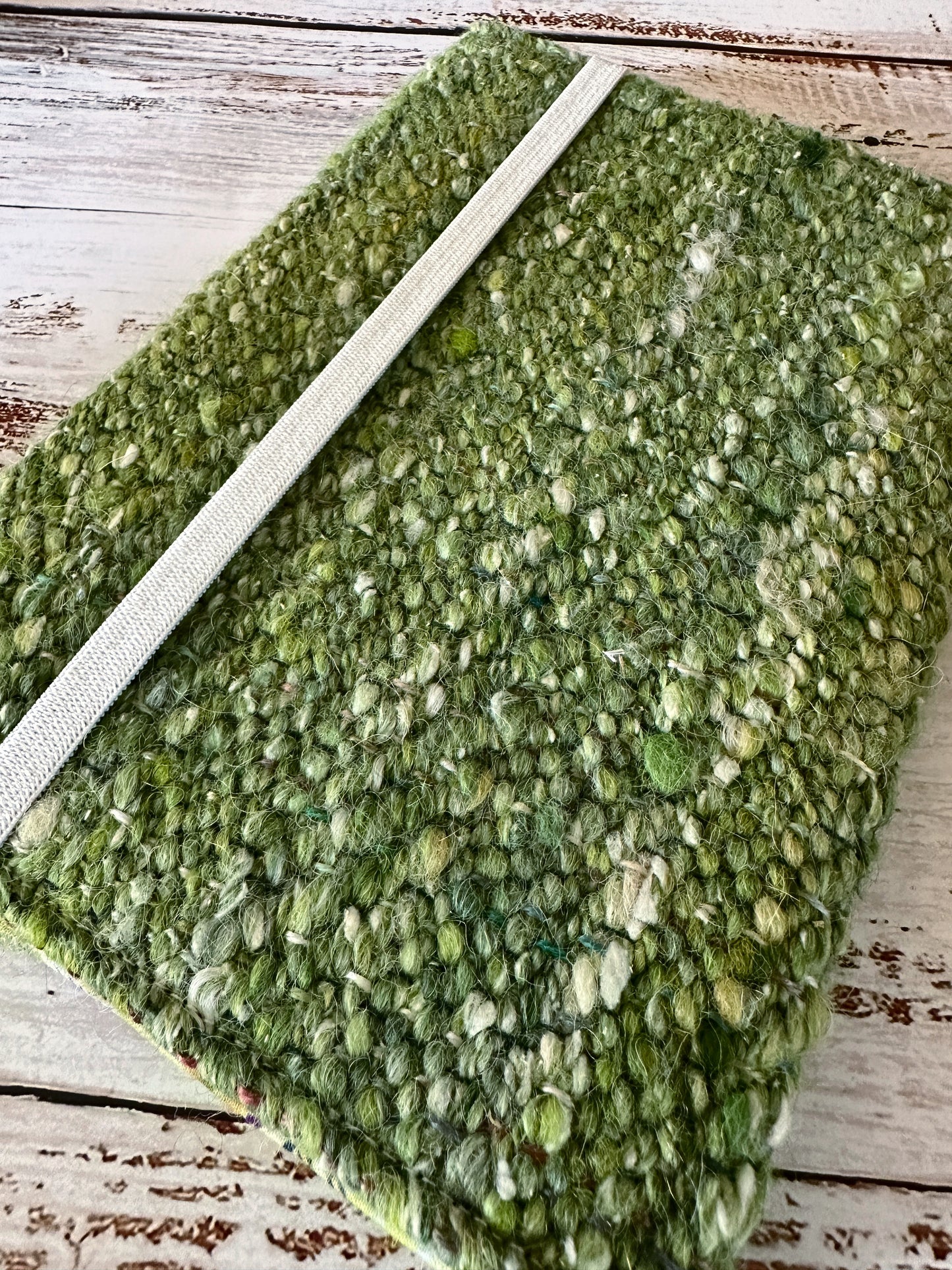 Monkey Love with Handwoven Mohair Adjustable A5 Journal Cover