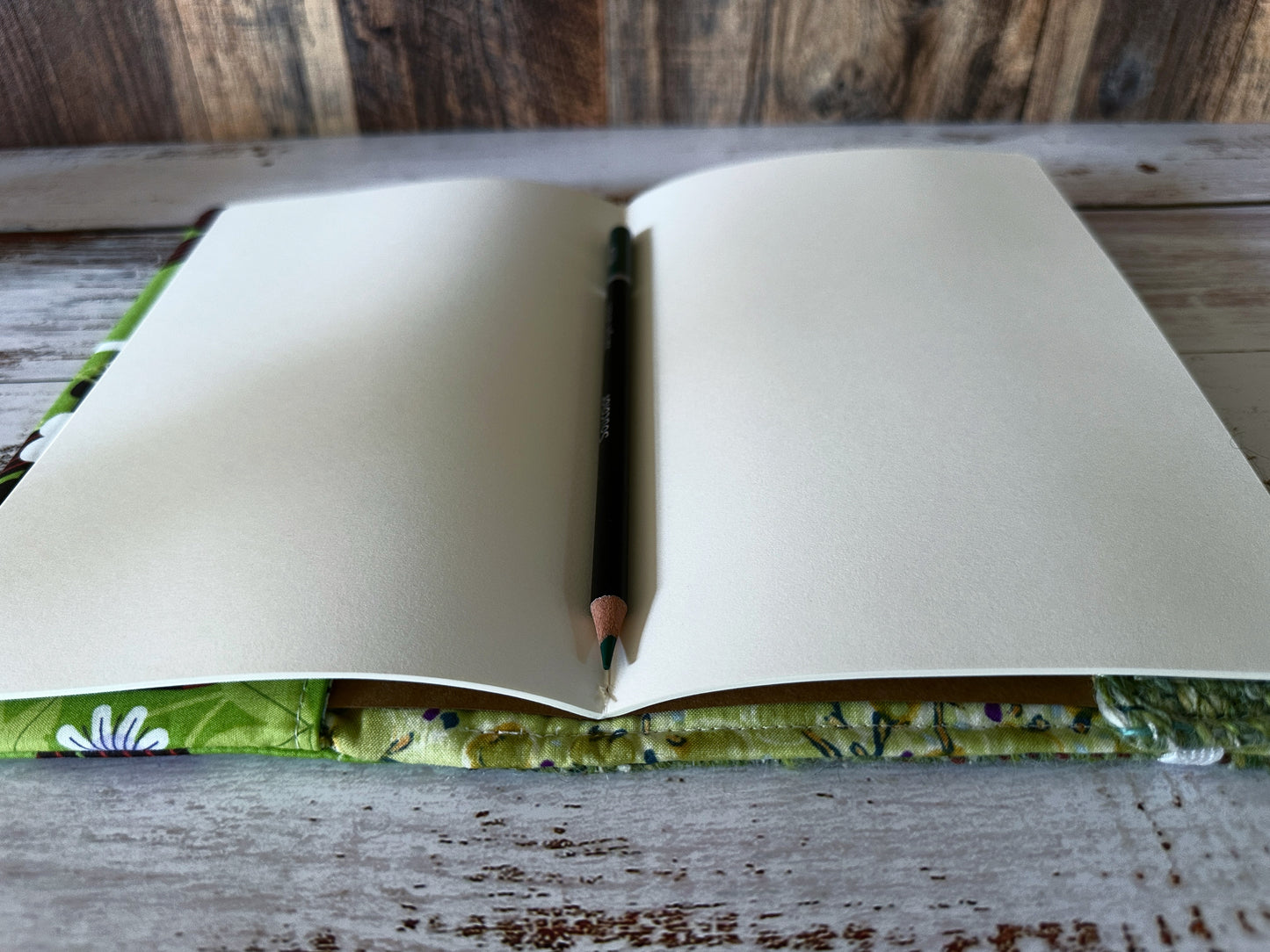 Monkey Love with Handwoven Mohair Adjustable A5 Journal Cover