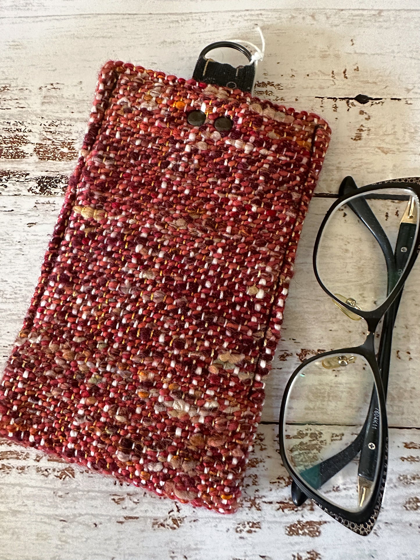 Cosmic Circuitry and Woven Wool Padded Glasses Case